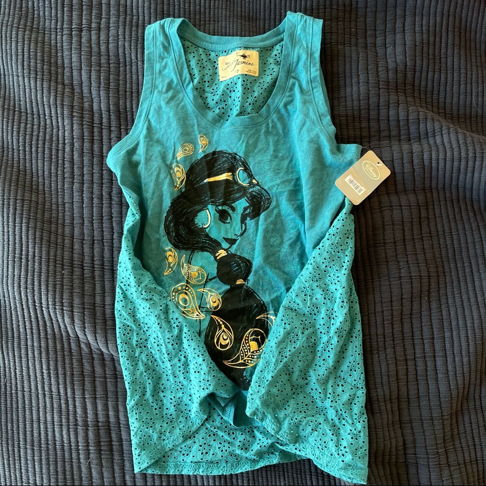 Disney Aladdin Princess Jasmine eyelet tank